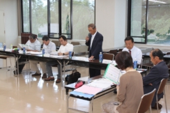 長泉LC 会長 L永井芳伸 の話を聞く 各プレス記者