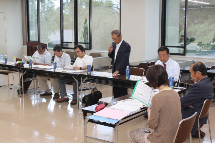 長泉LC 会長 L永井芳伸 の話を聞く 各プレス記者
