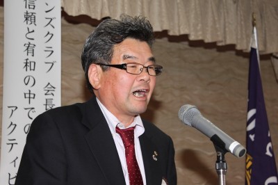 会長 L.鎌野茂樹 あいさつ