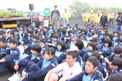 御殿場西中2年生の生徒